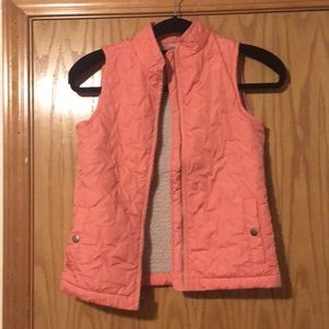 Gap kids fleece lined vest